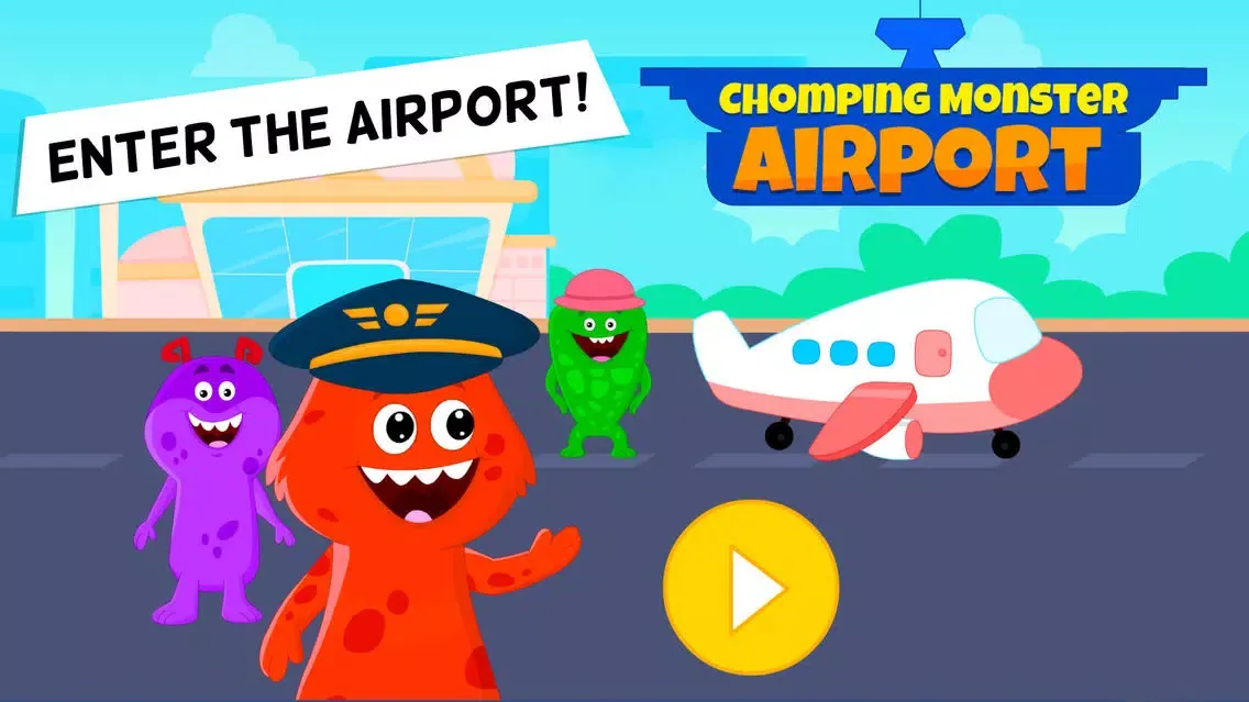 Capturas de tela do My Monster Town: Airport Game