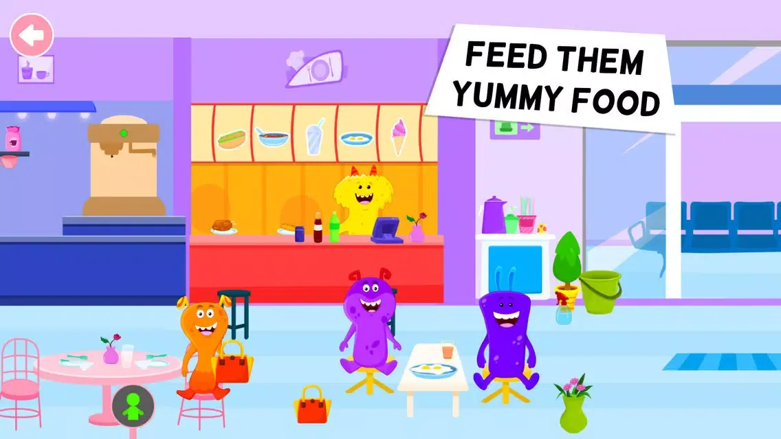 Capturas de tela do My Monster Town: Airport Game