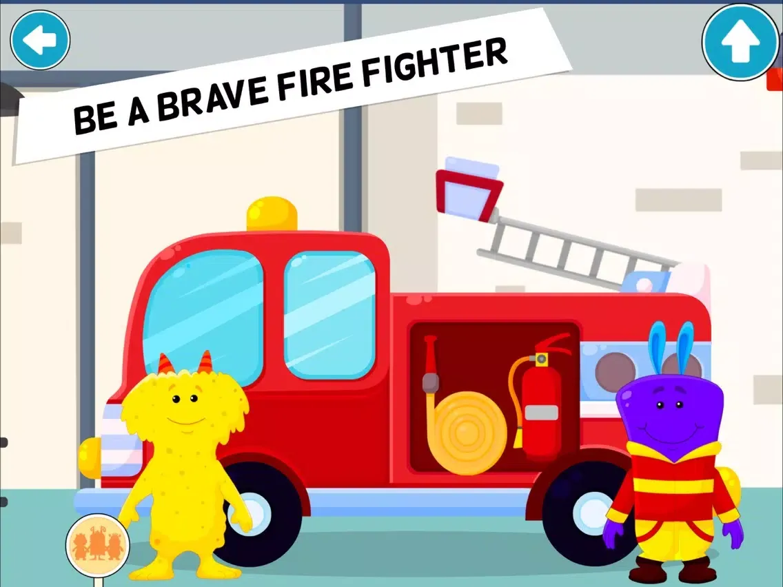 My Monster Town - Fire Station iPad 应用截图