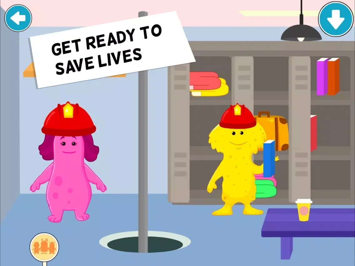My Monster Town - Fire Station iPad 应用截图