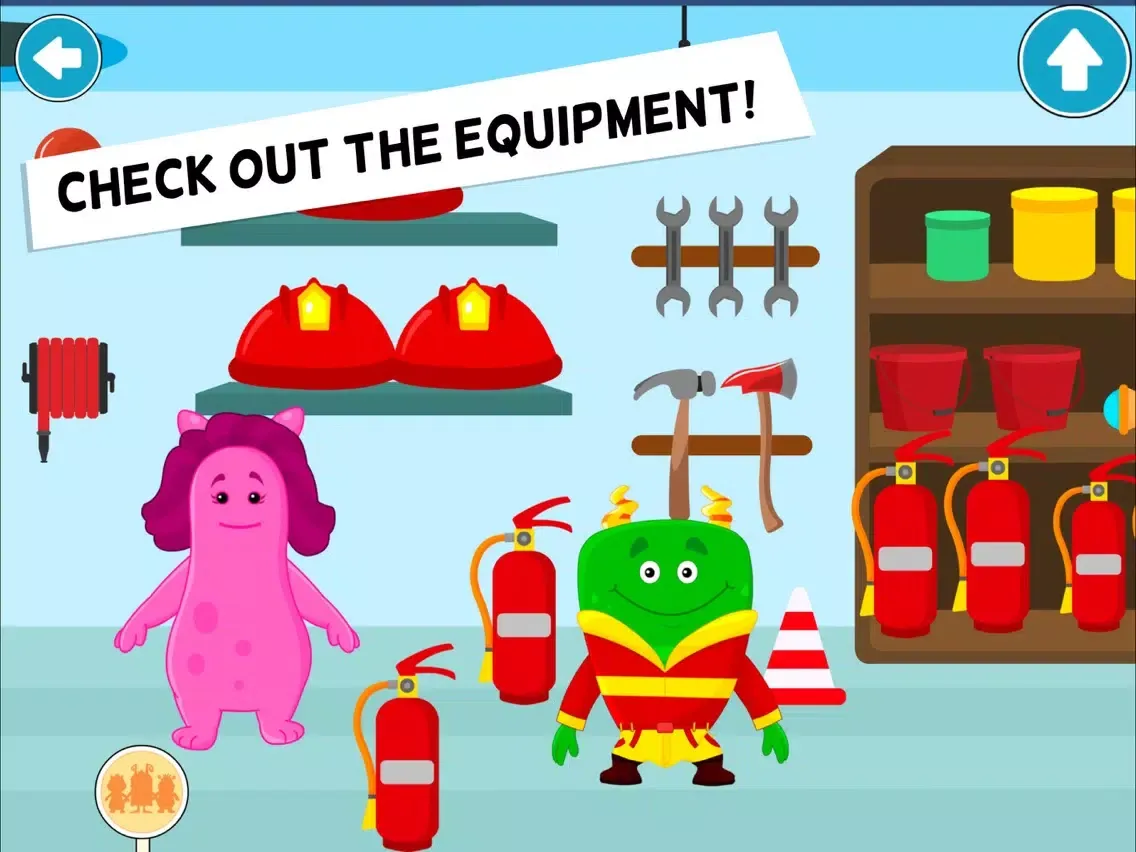 My Monster Town - Fire Station iPad 应用截图