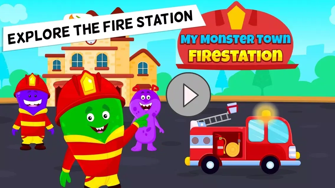 My Monster Town - Fire Station应用截图