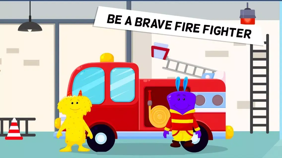 My Monster Town - Fire Station应用截图