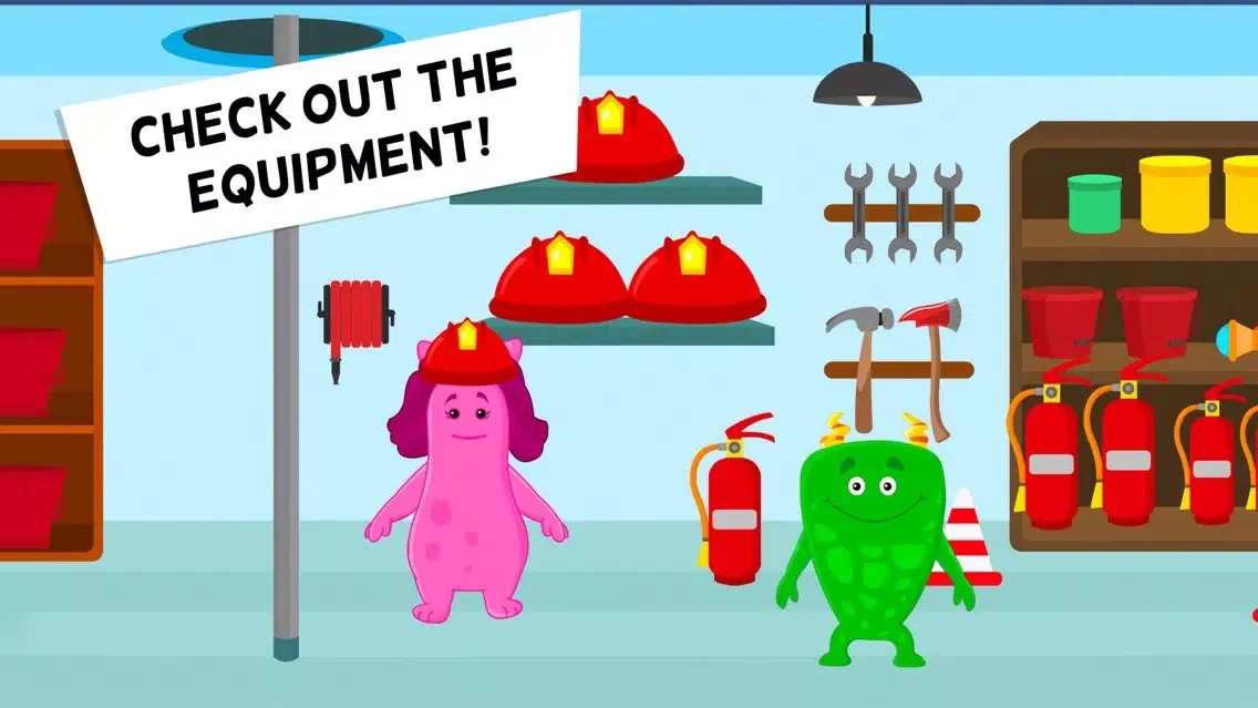 My Monster Town - Fire Station应用截图