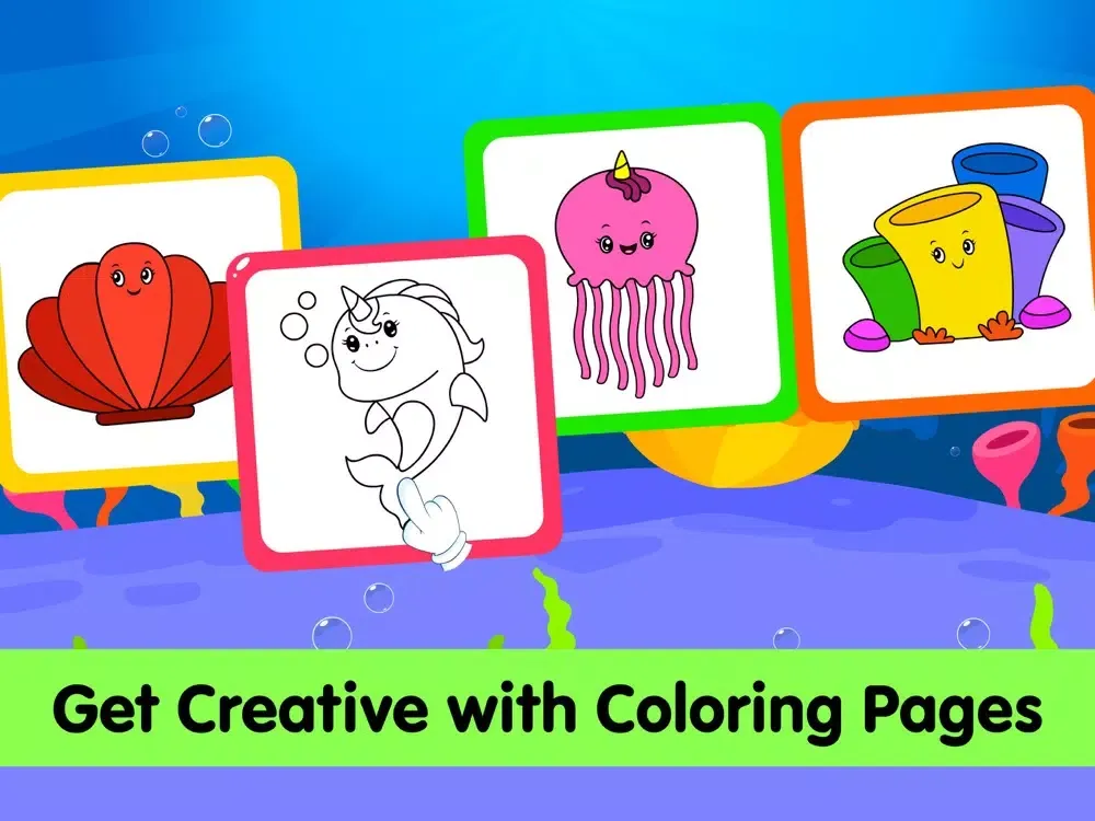 Captures d'écran de Kids Coloring App Unicorn Game iPad 