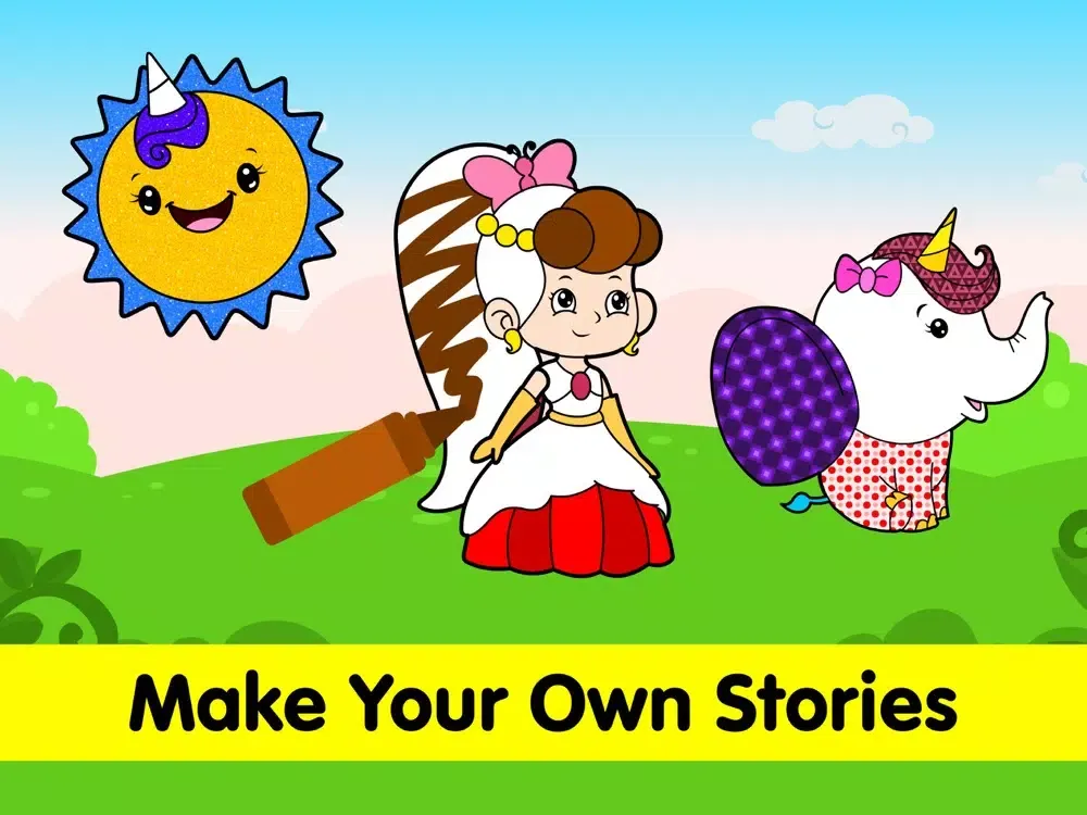 Captures d'écran de Kids Coloring App Unicorn Game iPad 