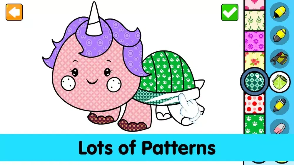 Captures d'écran de Kids Coloring App Unicorn Game