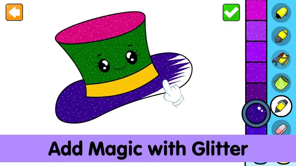 Captures d'écran de Kids Coloring App Unicorn Game