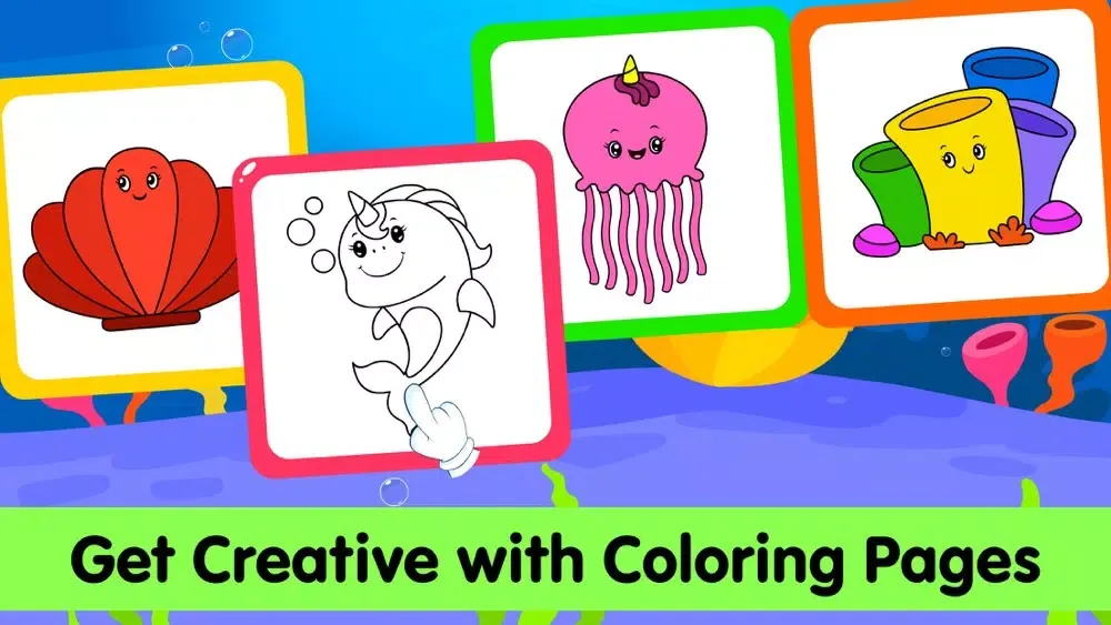 Captures d'écran de Kids Coloring App Unicorn Game