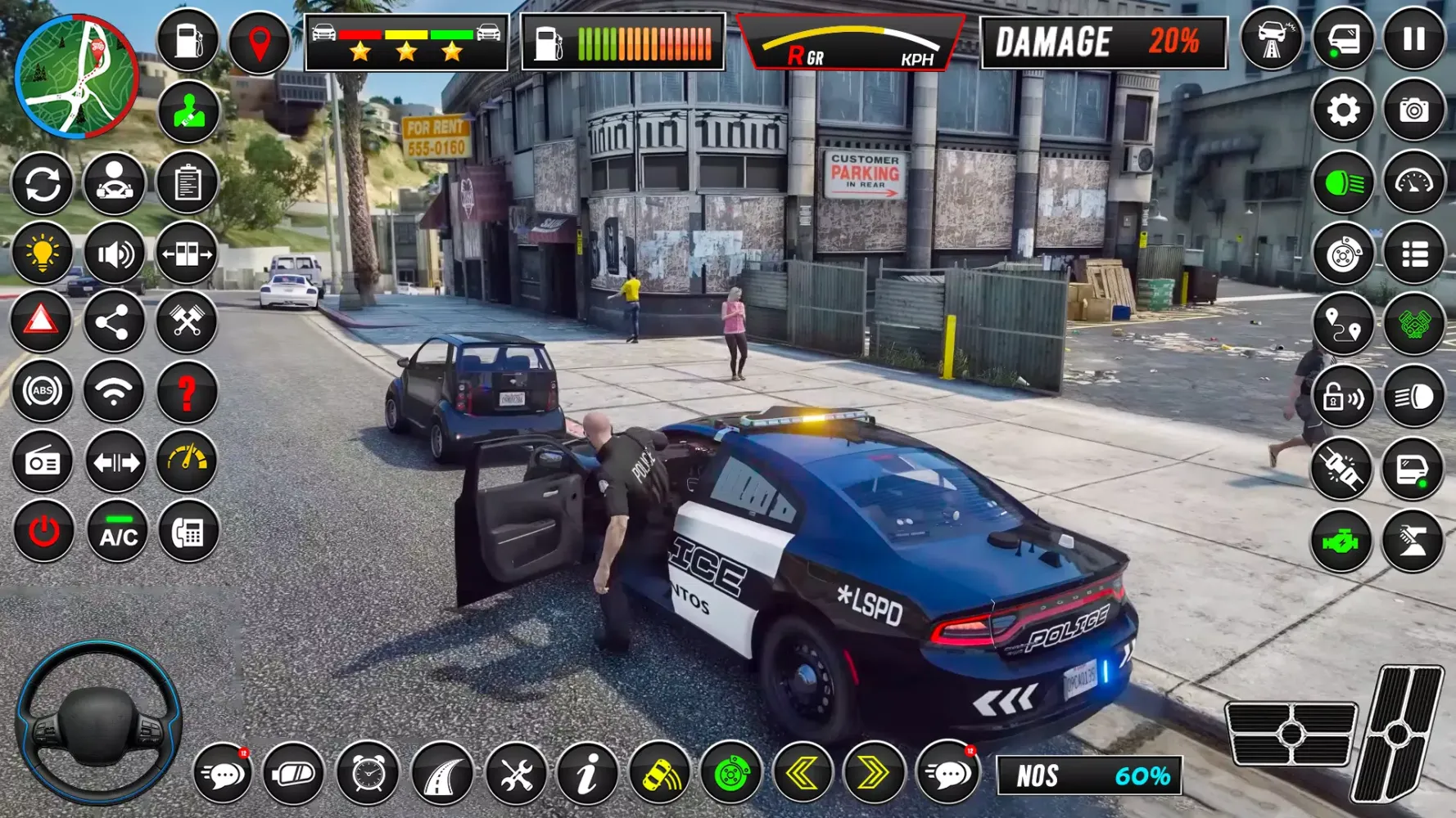 Ảnh chụp màn hình của Police Car Chase Police Car 3D