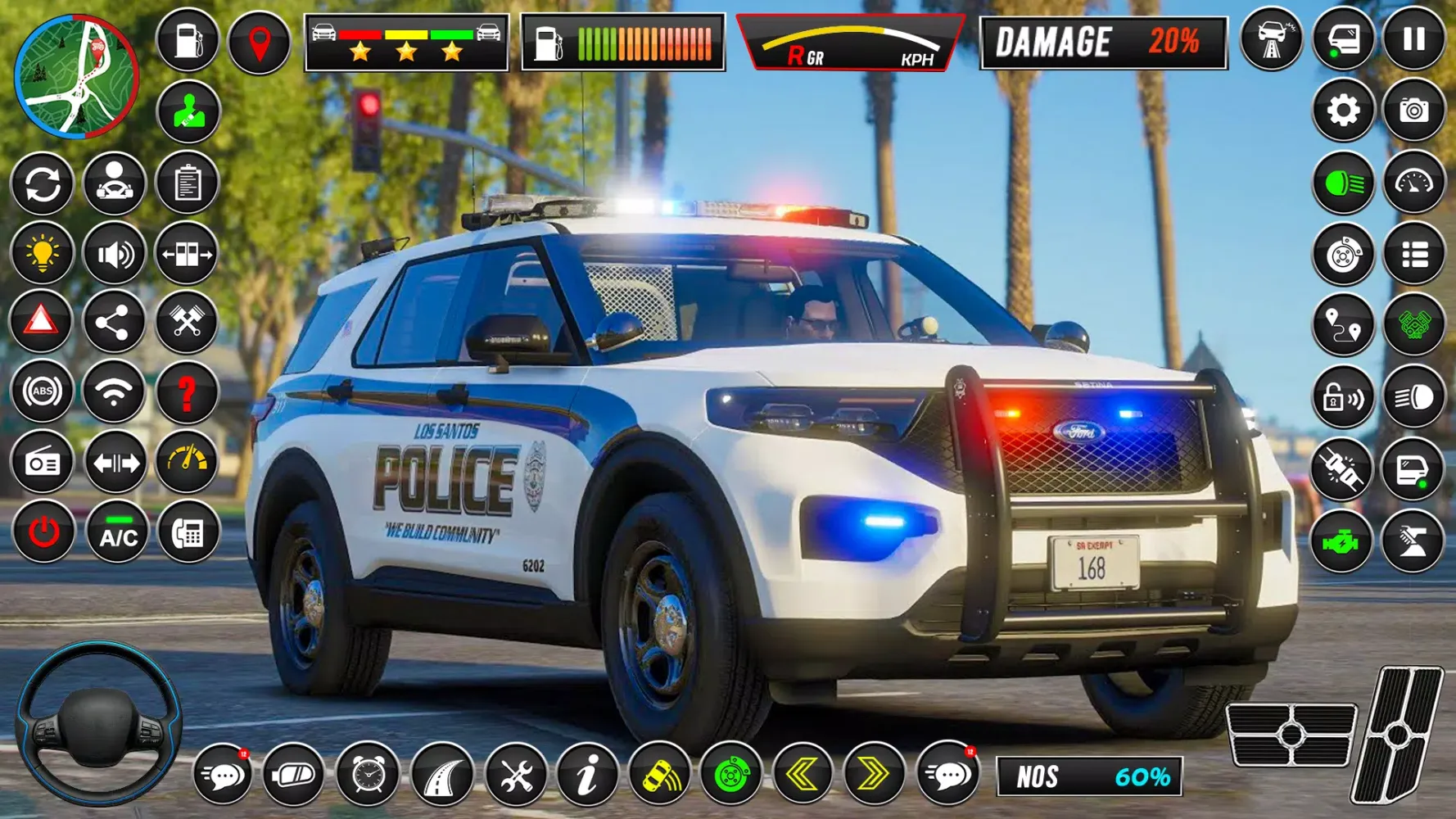 Ảnh chụp màn hình của Police Car Chase Police Car 3D