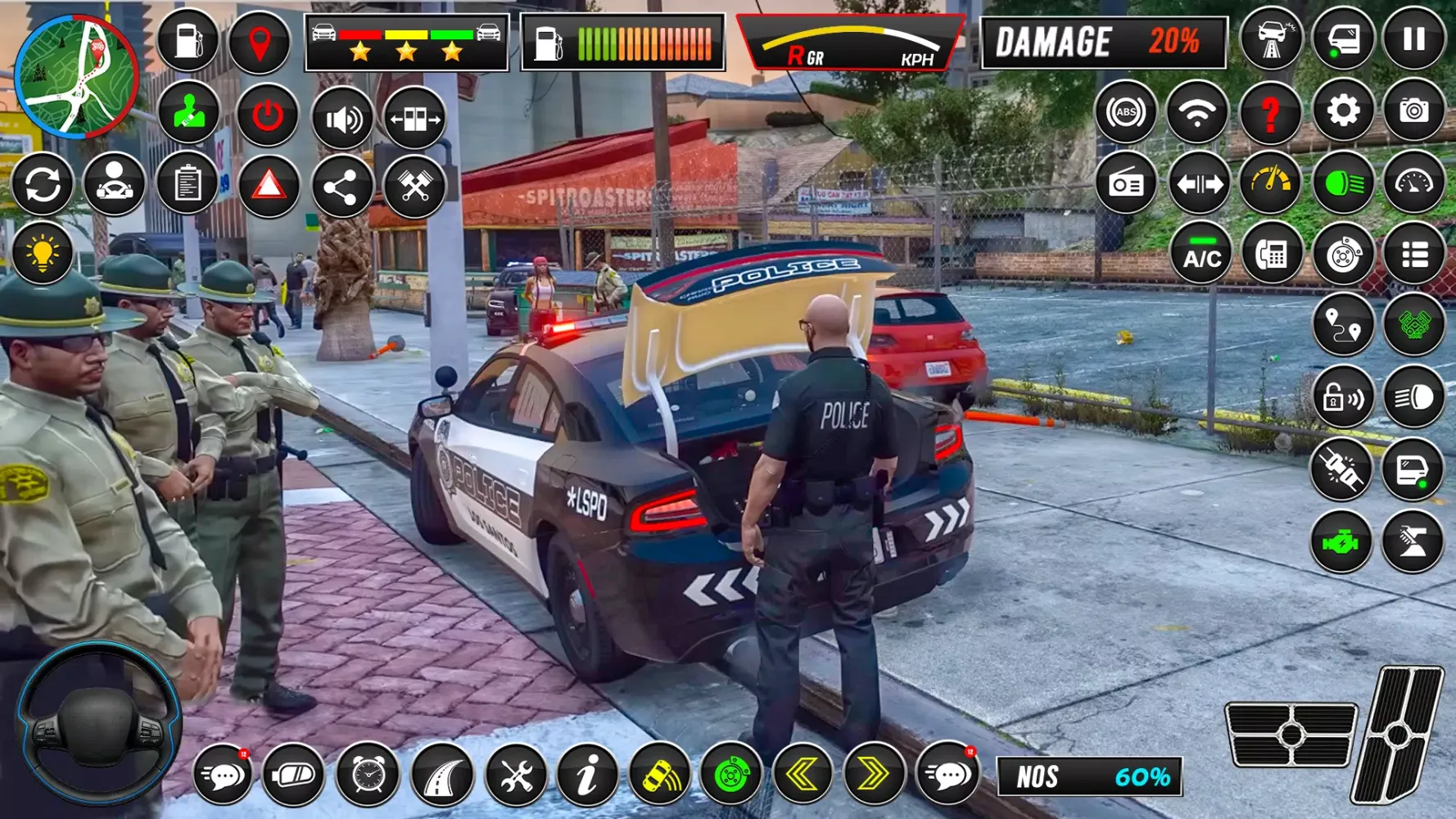 Ảnh chụp màn hình của Police Car Chase Police Car 3D