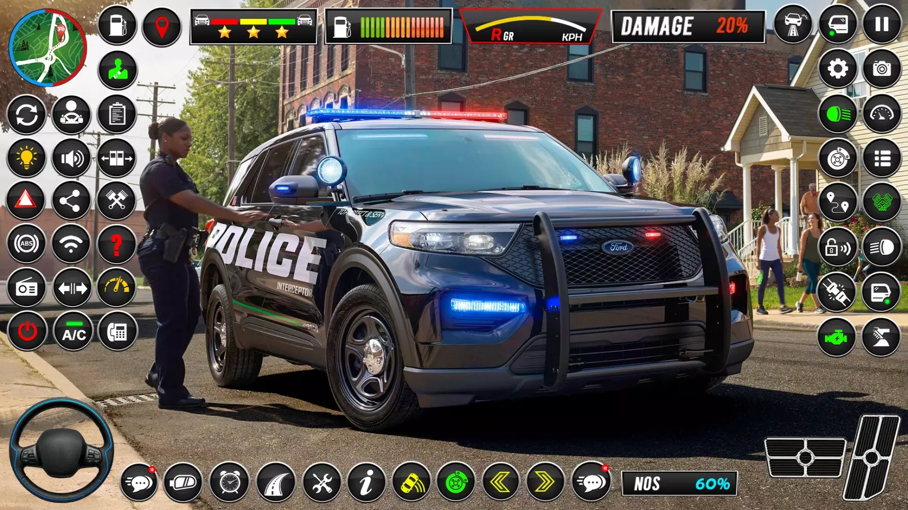 Ảnh chụp màn hình của Police Car Chase Police Car 3D