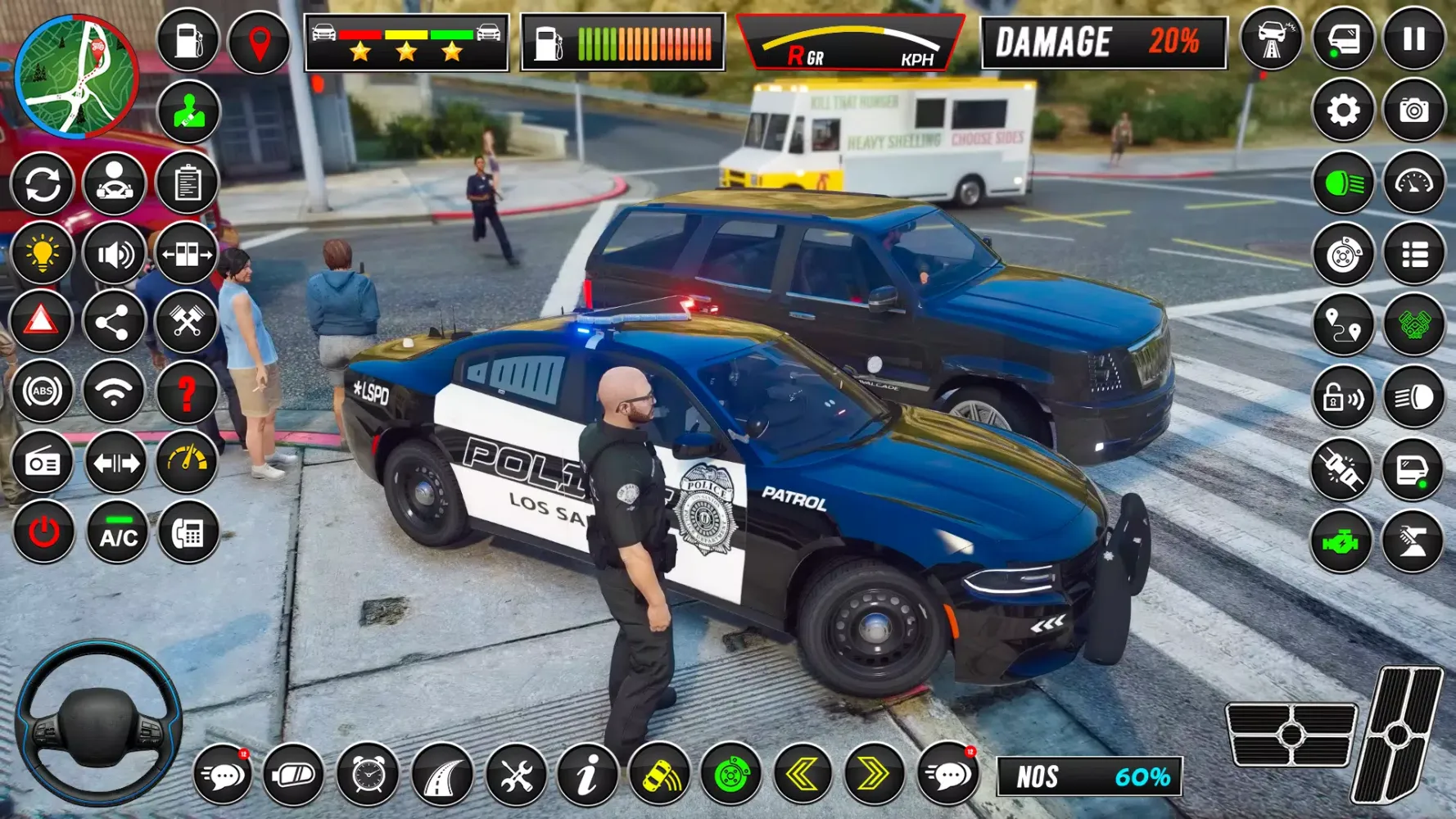Ảnh chụp màn hình của Police Car Chase Police Car 3D