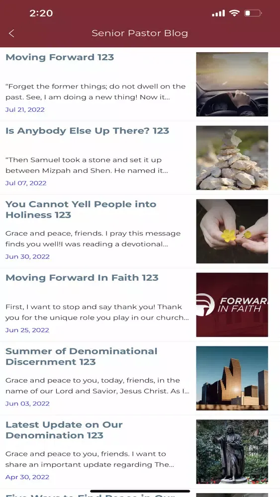 The Woodlands Methodist Church 스크린샷