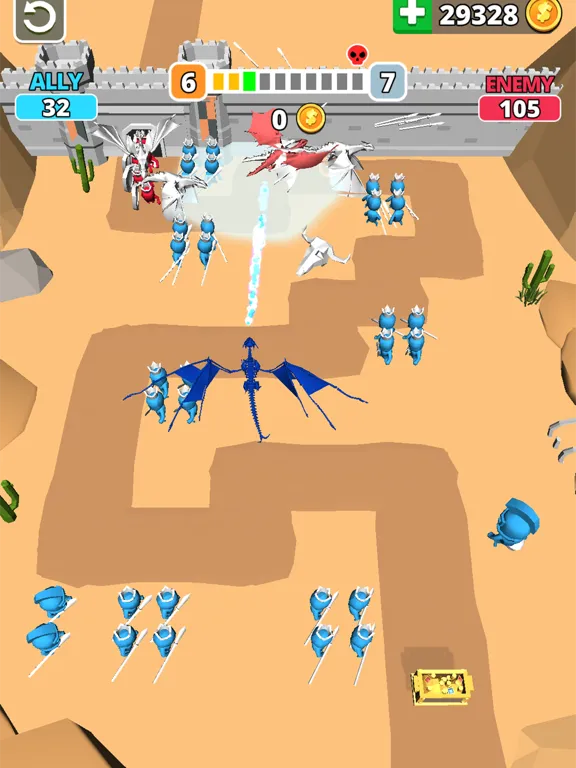 Capturas de pantalla de Tiny Battle - Merge Troops! iPad 