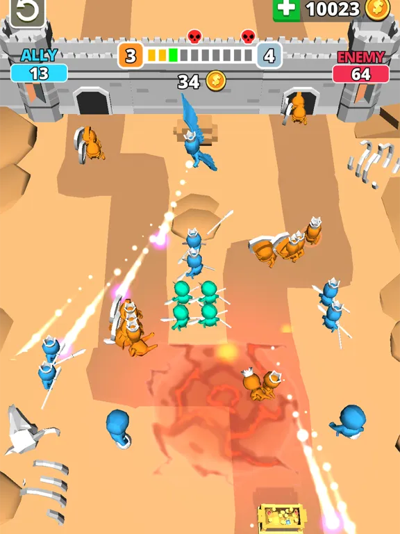 Capturas de pantalla de Tiny Battle - Merge Troops! iPad 