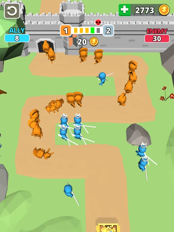 Capturas de pantalla de Tiny Battle - Merge Troops! iPad 