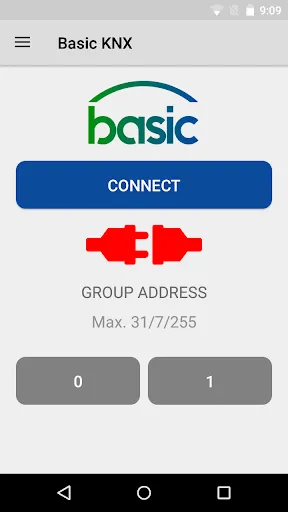 ภาพหน้าจอของ Basic KNX