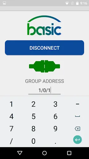 ภาพหน้าจอของ Basic KNX