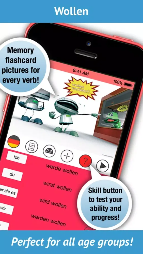 Learn German Verbs - Pro স্ক্রিনশট