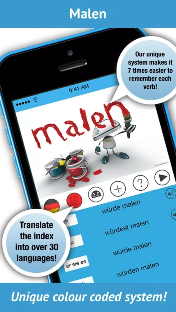 Learn German Verbs - Pro স্ক্রিনশট