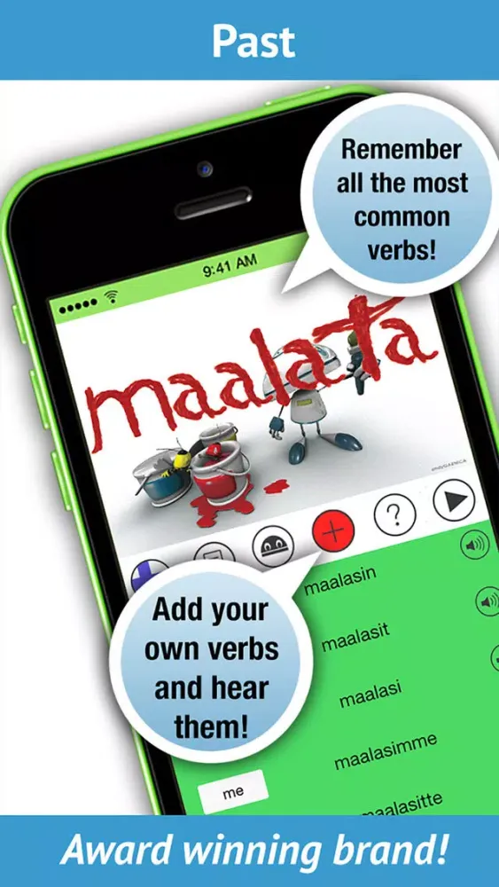 Finnish Verbs Pro - LearnBots Screenshots