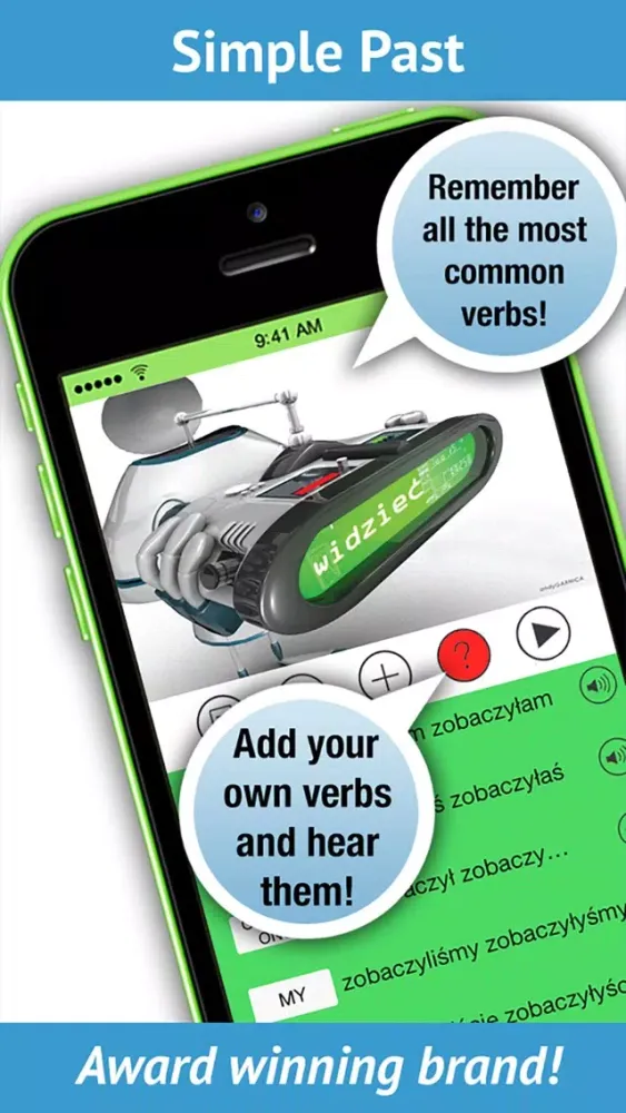تصاویر Polish Verbs Pro - LearnBots