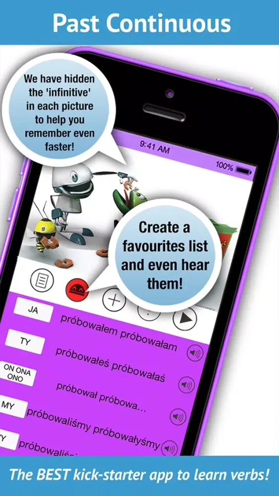 تصاویر Polish Verbs Pro - LearnBots