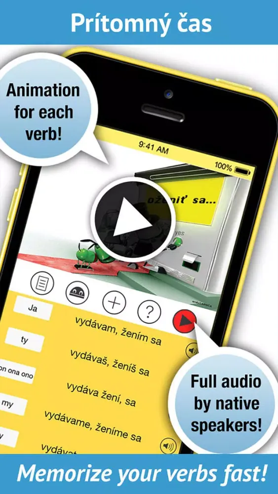 Slovak Verbs - LearnBots應用截圖