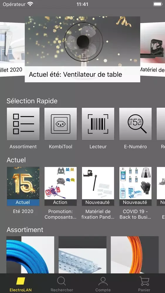 ElectroLAN App Screenshots