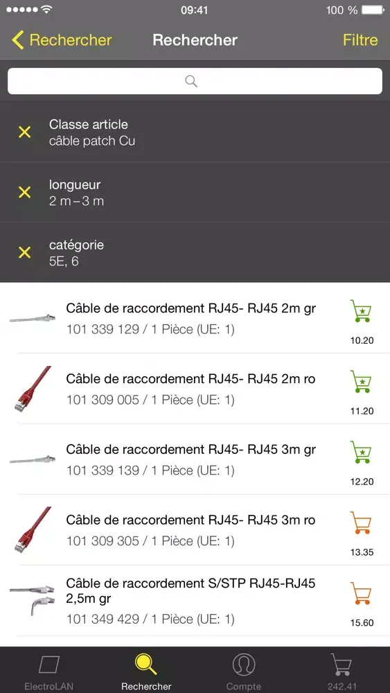 ElectroLAN App Screenshots