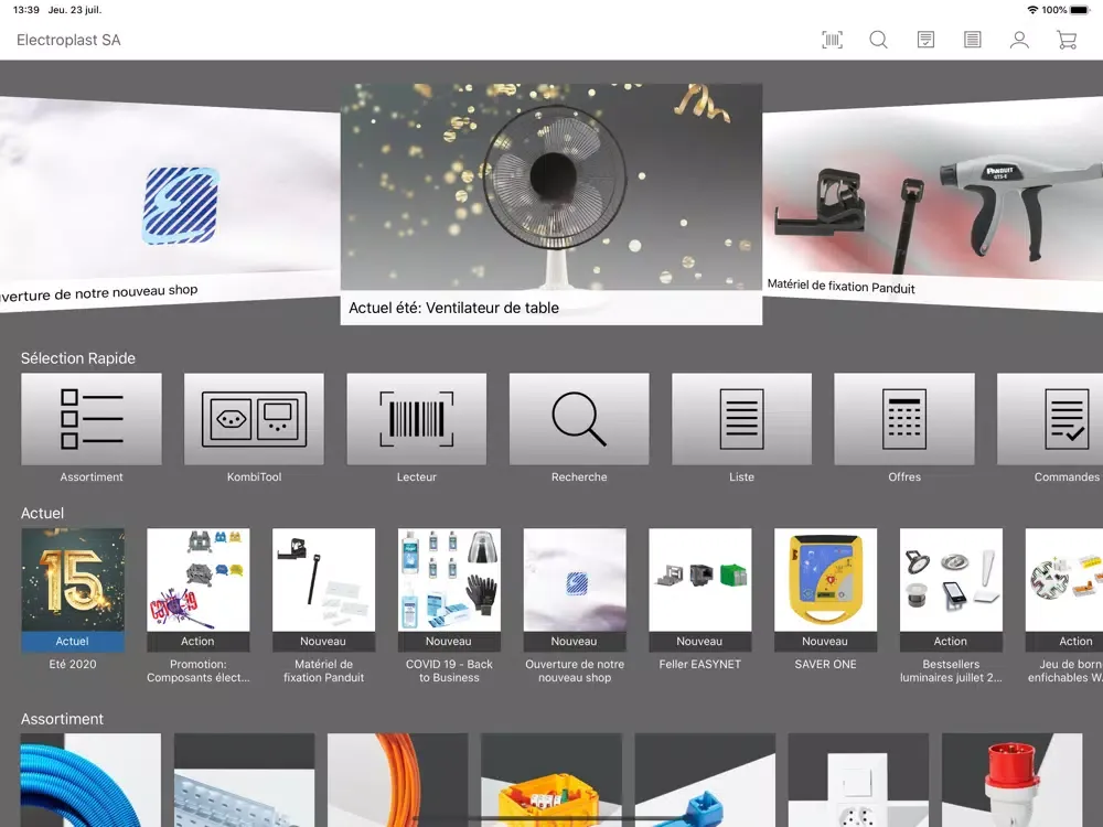 Zrzuty ekranu Electroplast App iPad 