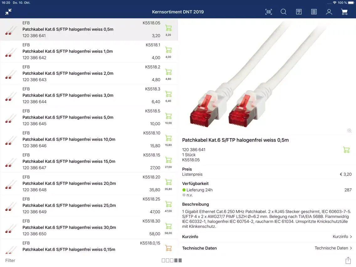 Screenshot di Sonepar AT iPad 