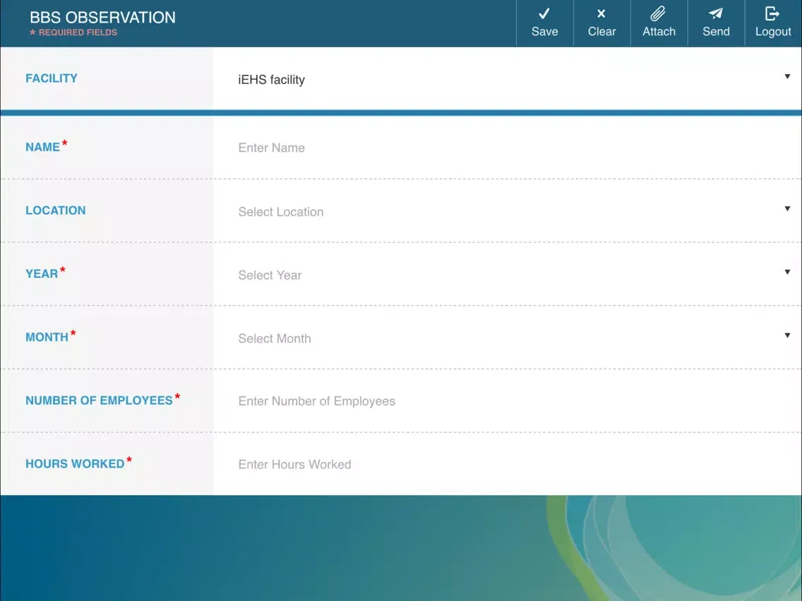 Capturas de pantalla de iEHS BBS Observation iPad 