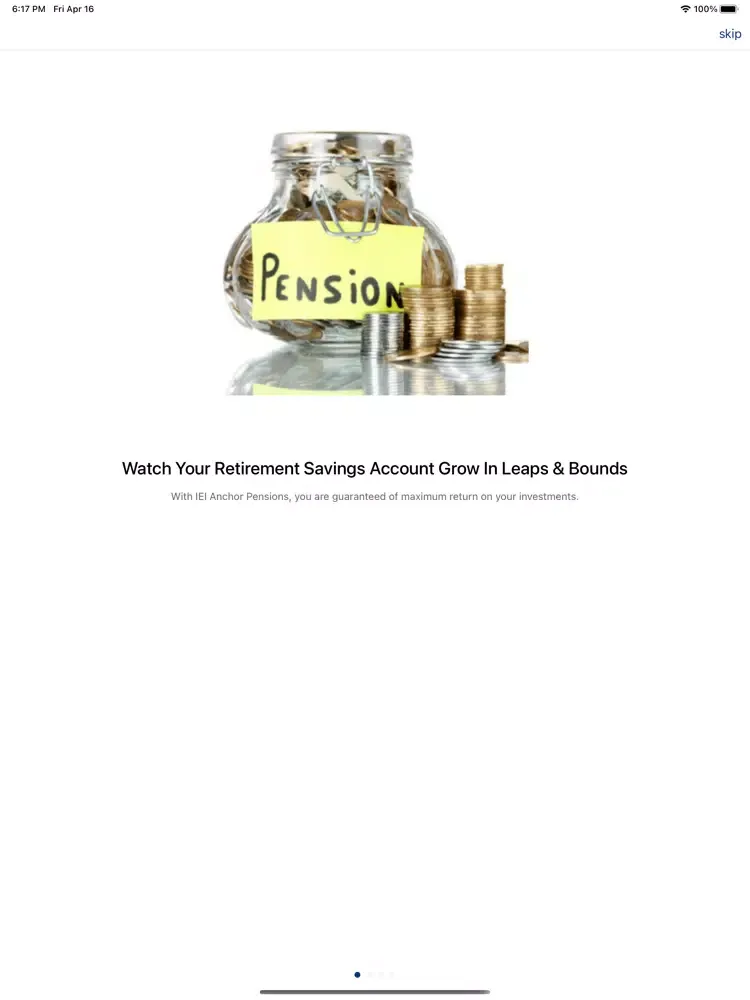 Captures d'écran de IEI-Anchor Pension Mgrs iPad 