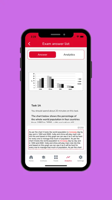 IELTS Analyst Screenshots