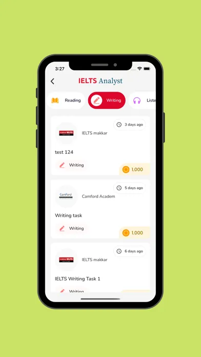 IELTS Analyst Screenshots