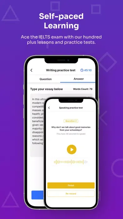IELTS Hybrid - Test Prep App Ekran Görüntüleri