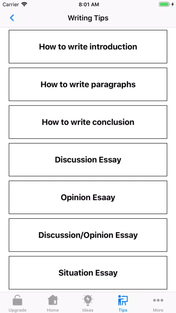 IELTS Ideas Screenshots