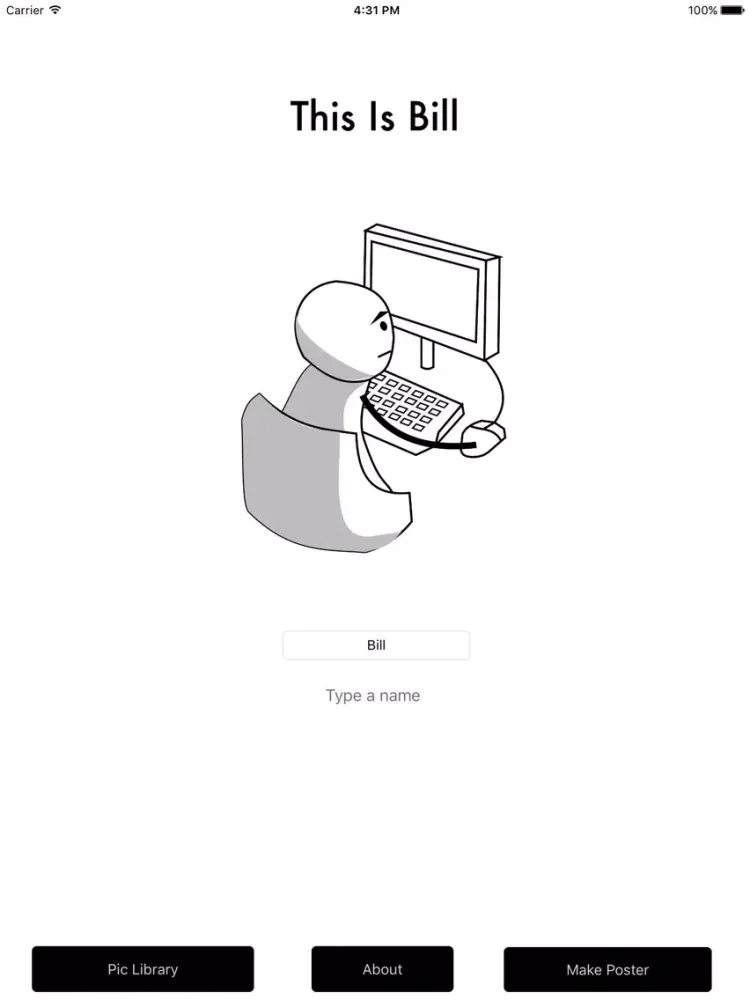 ภาพหน้าจอของ Be Like Bill™ iPad 