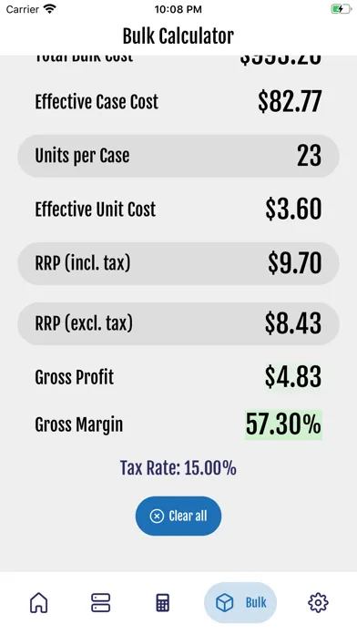 ieRetail Pro Calculator スクリーンショット