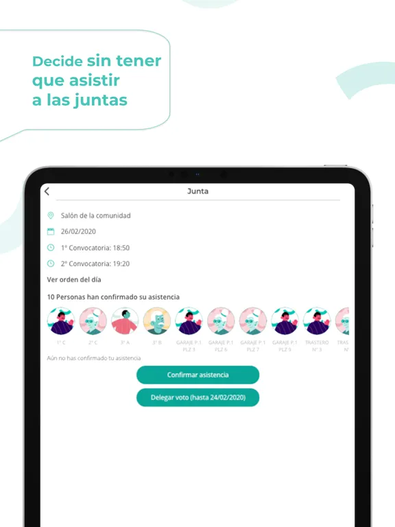 Capturas de tela do TucomunidApp iPad 