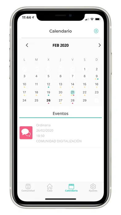 Capturas de tela do TucomunidApp