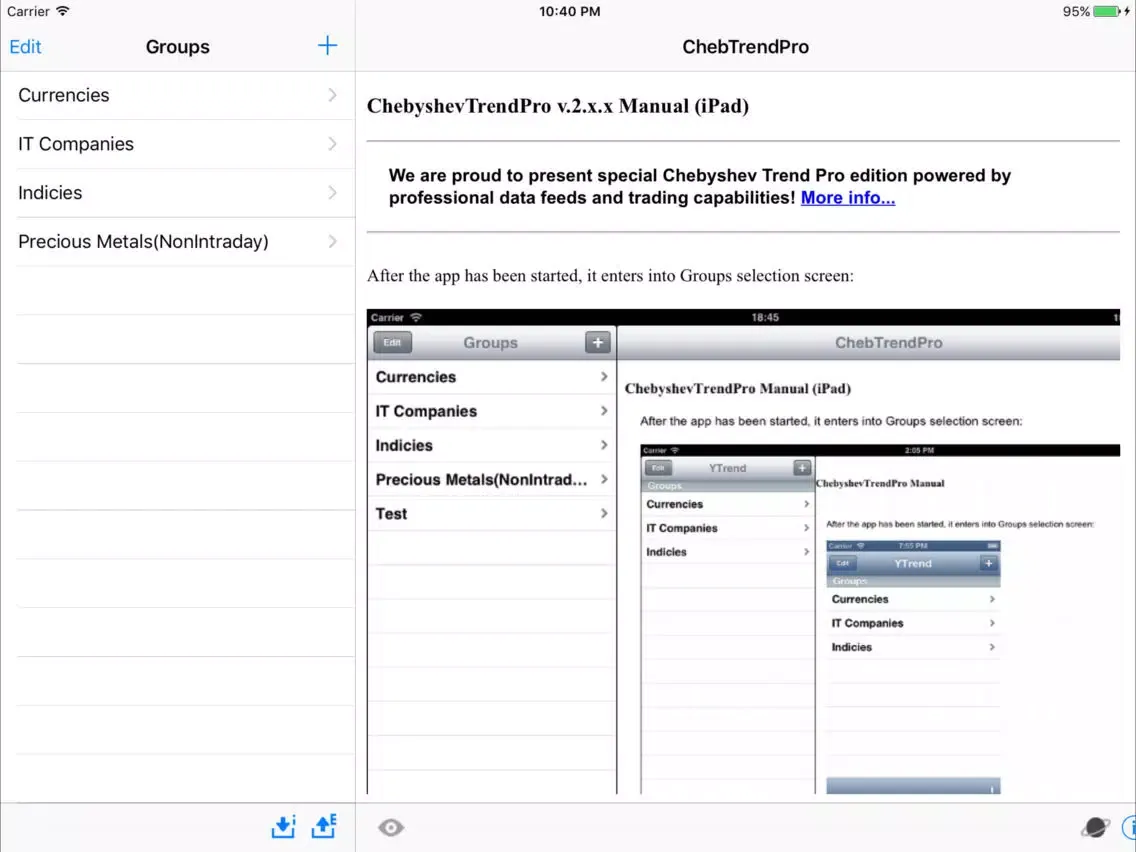 YTrend iPad  Screenshots