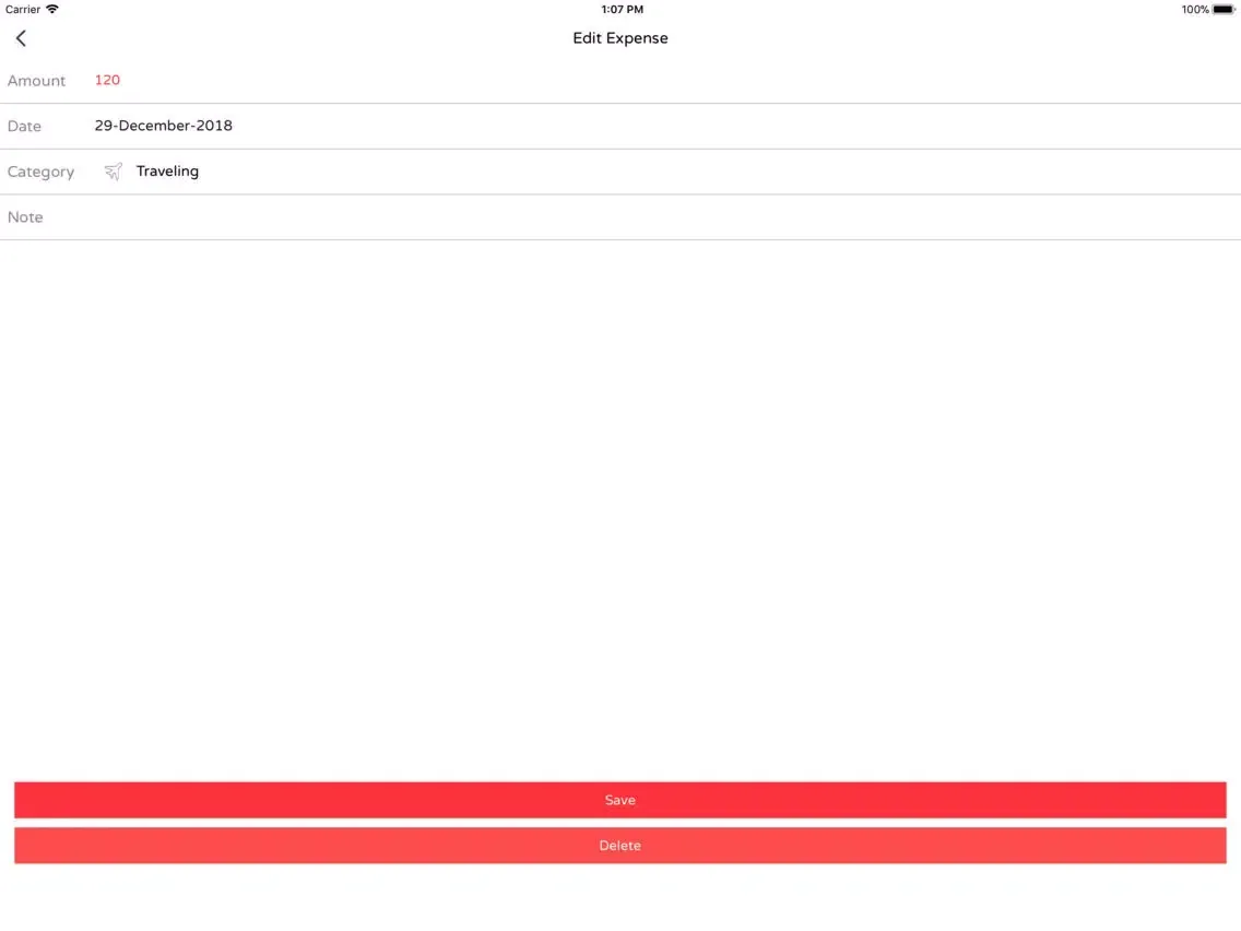 iMoney Manager iPad  스크린샷