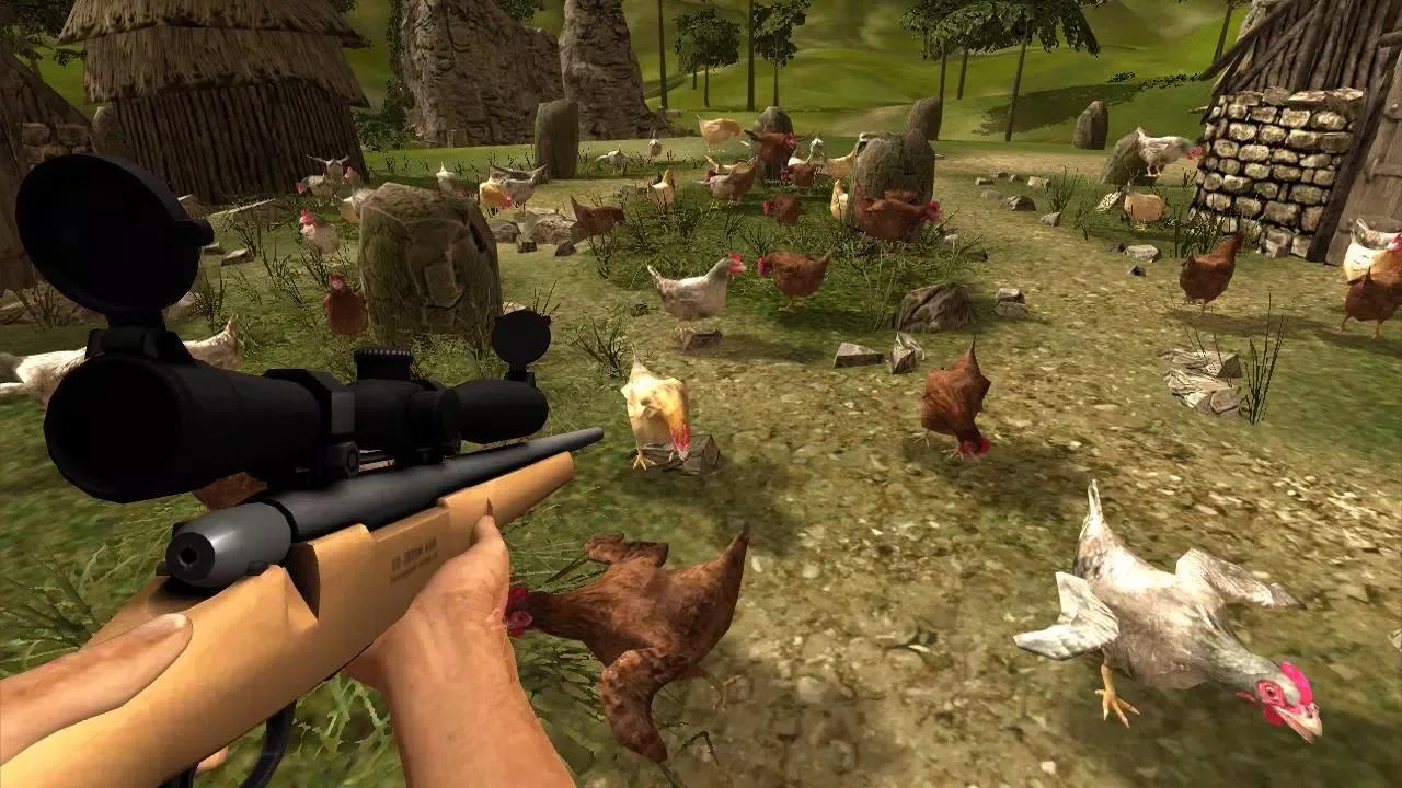 Capturas de tela do Chicken Gun Attack Shooter