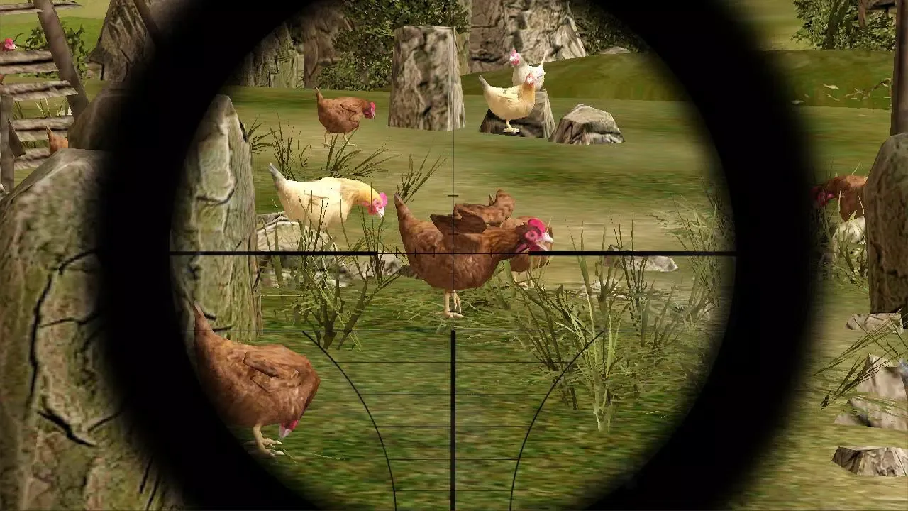 Capturas de tela do Chicken Gun Attack Shooter