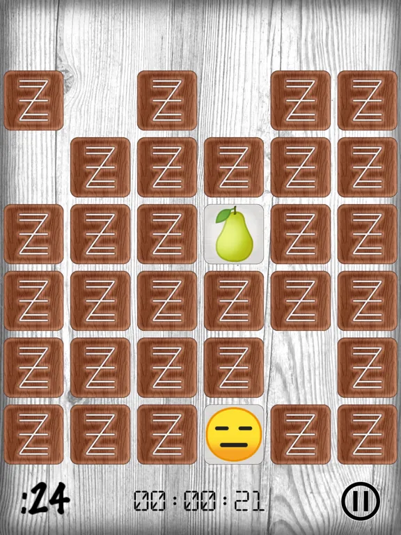 Zrzuty ekranu pairs - match emoji iPad 