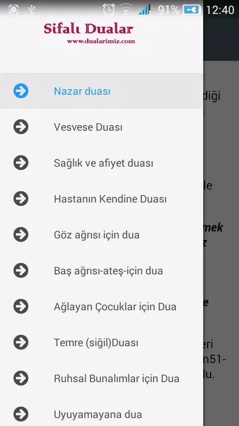 Capturas de pantalla de Şifa duaları